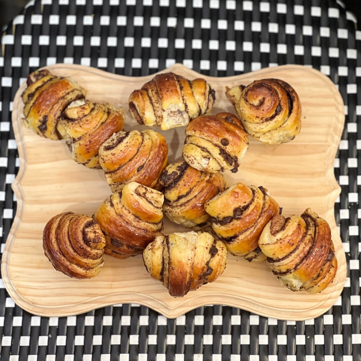 Mini Chocolate Chip Shiny Danish