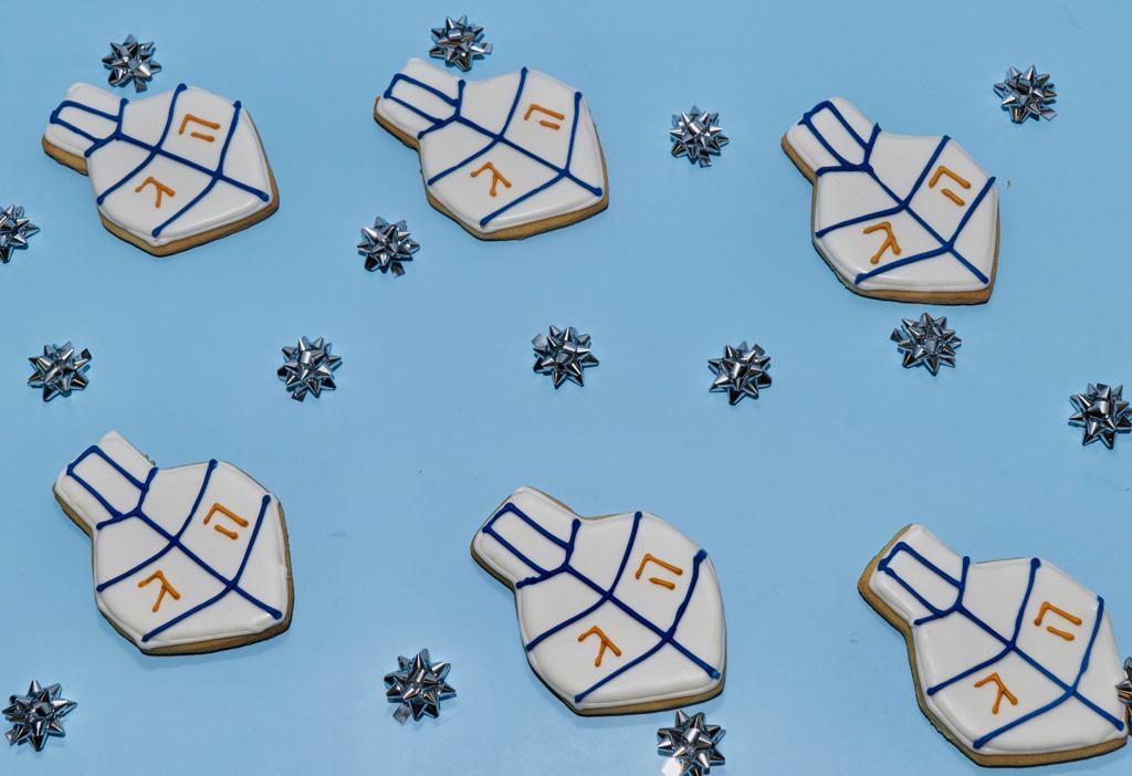 Dreidel Cookies