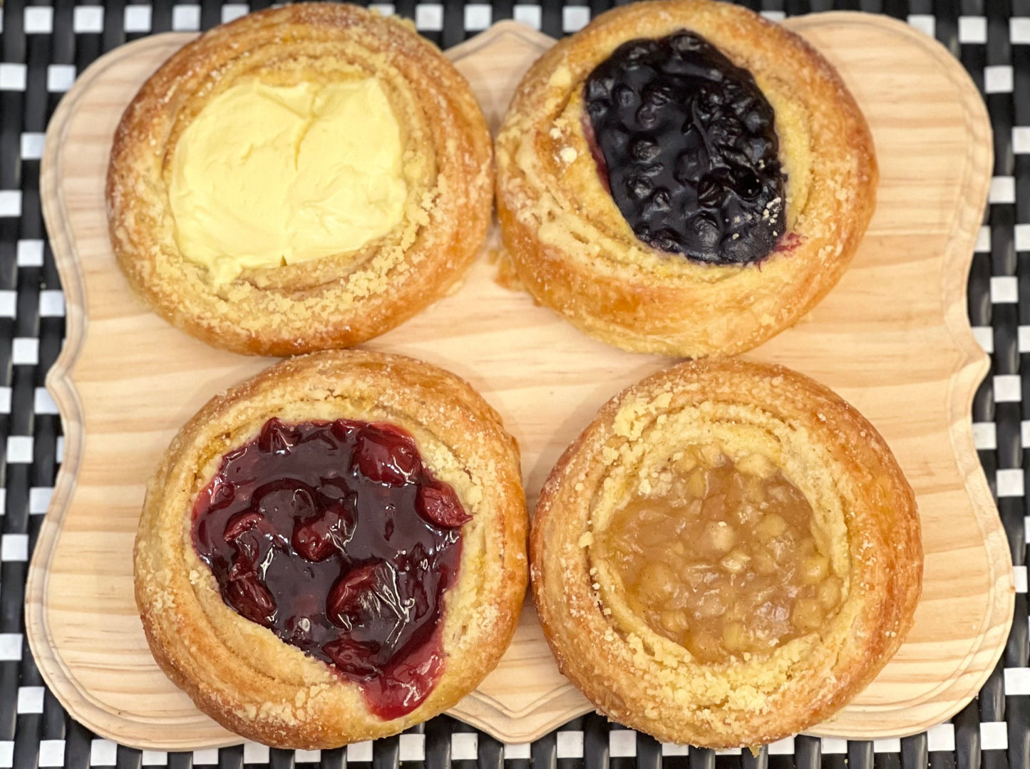 Round Custard Danish